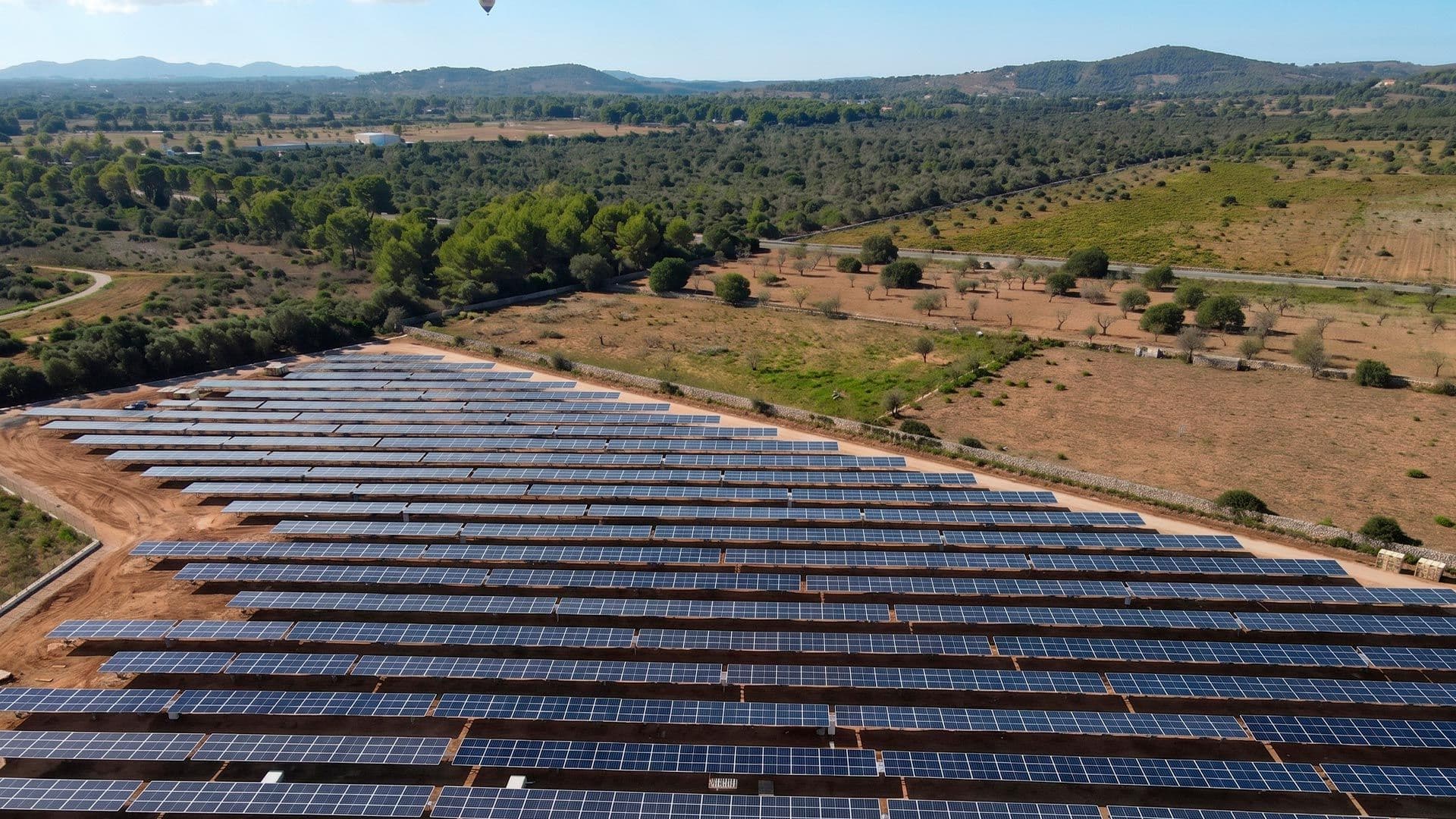 Parque fotovoltaico Protur Natura en Sa Coma